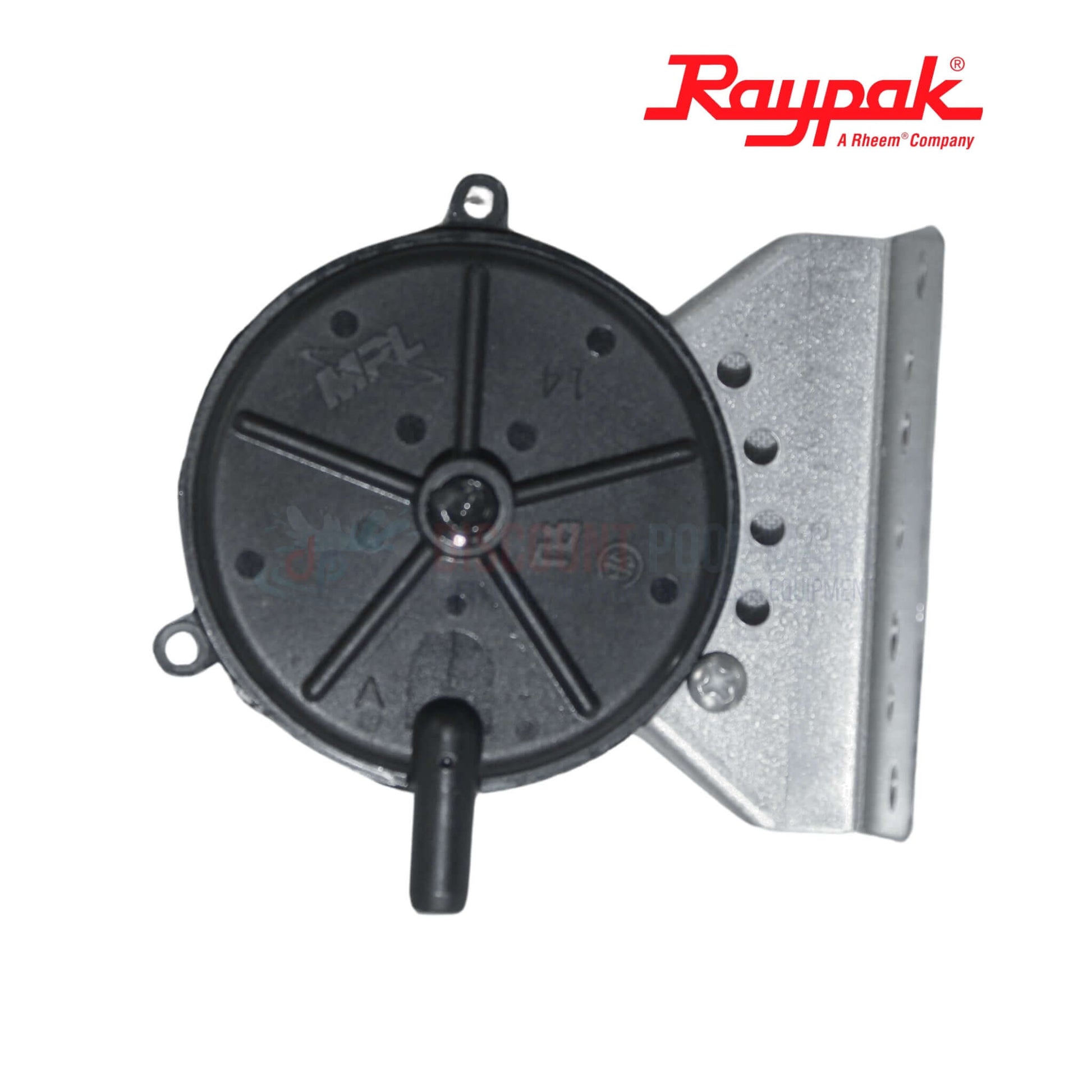 Raypak Air Pressure Kit for Avia Heaters, includes pressure switch, SKU 018929F, from Discount Pool Mart DPM.