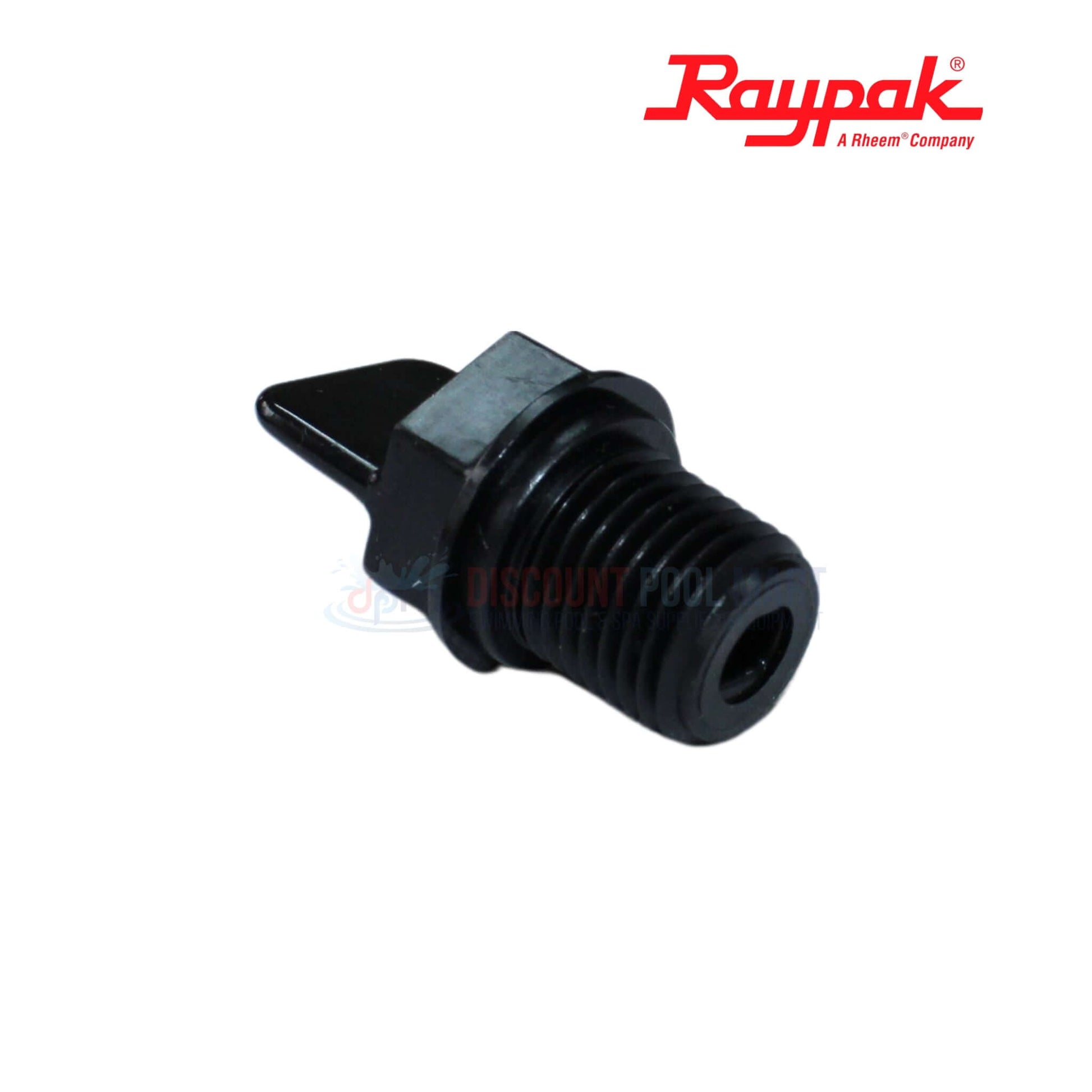 Raypak Capron Drain Plug 006721F for AVIA Low Nox Heaters at Discount Pool Mart DPM