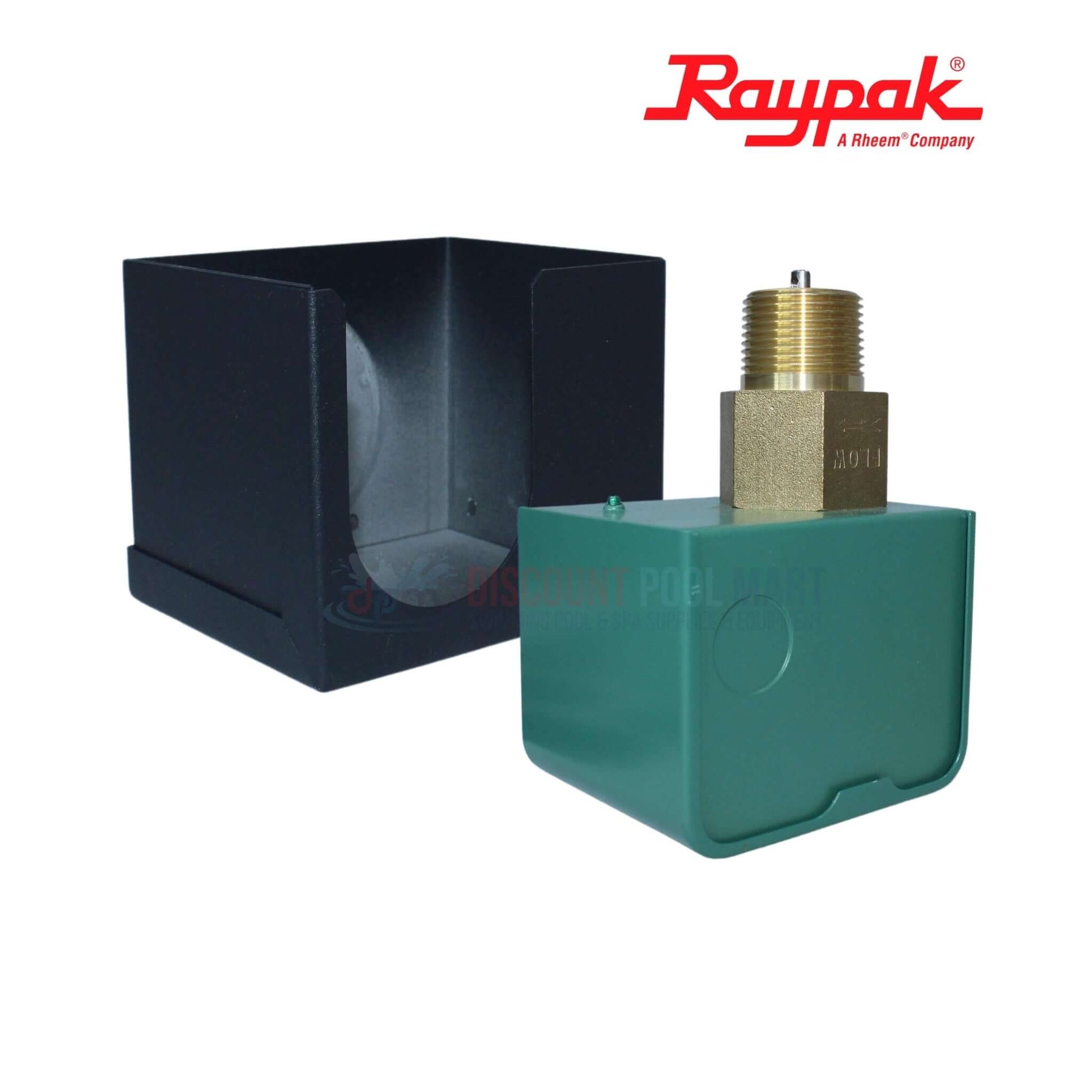 Raypak Flow Switch for Heaters 007142F, essential safety component, available at Discount Pool Mart (DPM)