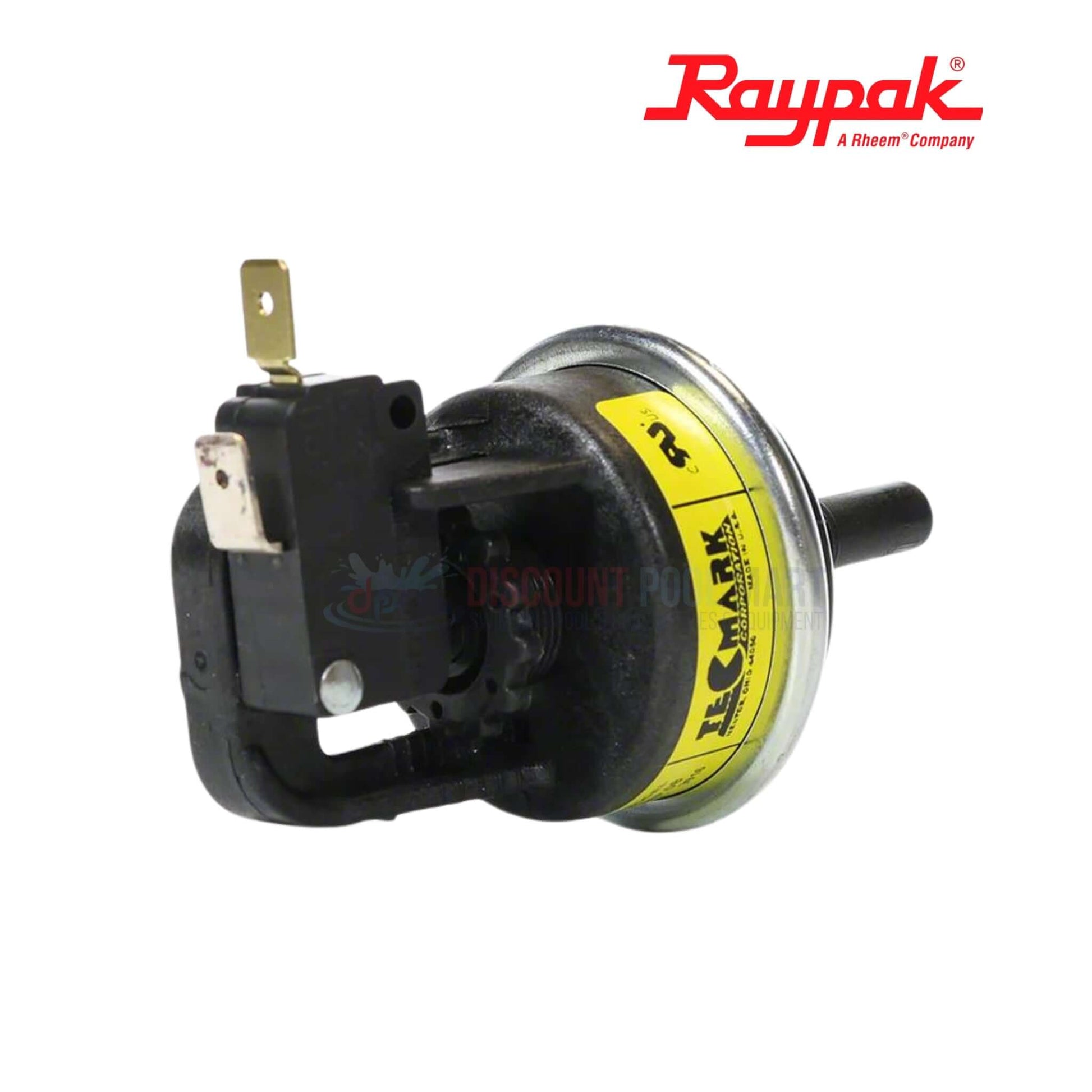 Raypak Pressure Switch 006737F for Low Nox Heaters at Discount Pool Mart (DPM) - Safe & Efficient Operation