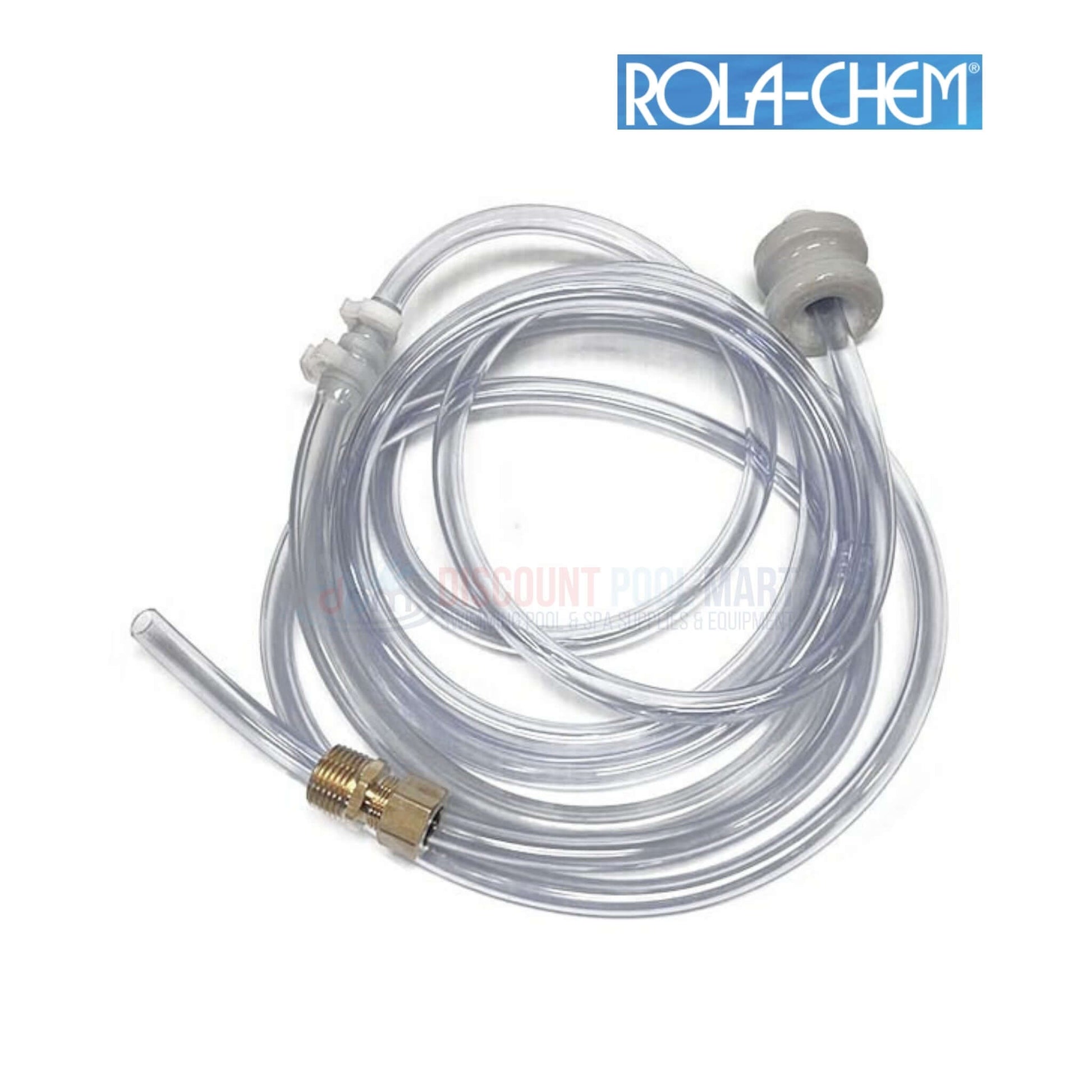 Rola-Chem complete hose assembly for peristaltic pumps from Discount Pool Mart DPM, ideal for chemical dosing and fluid transfer.