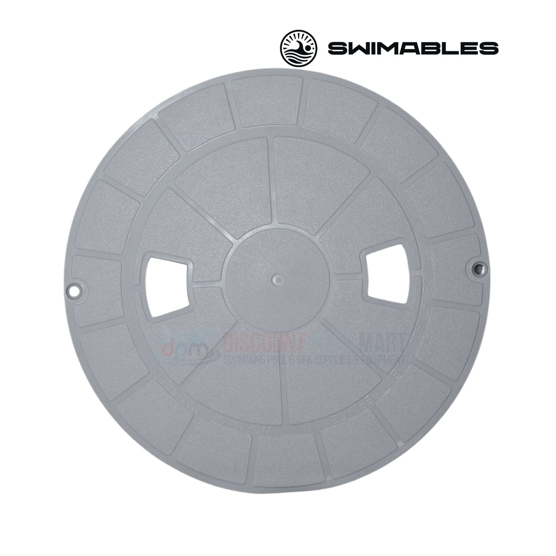 Swimables Skimmer Lid for Pentair Swimquip U-3, Gray, Replacement Part 08650-0058 | Discount Pool Mart DPM