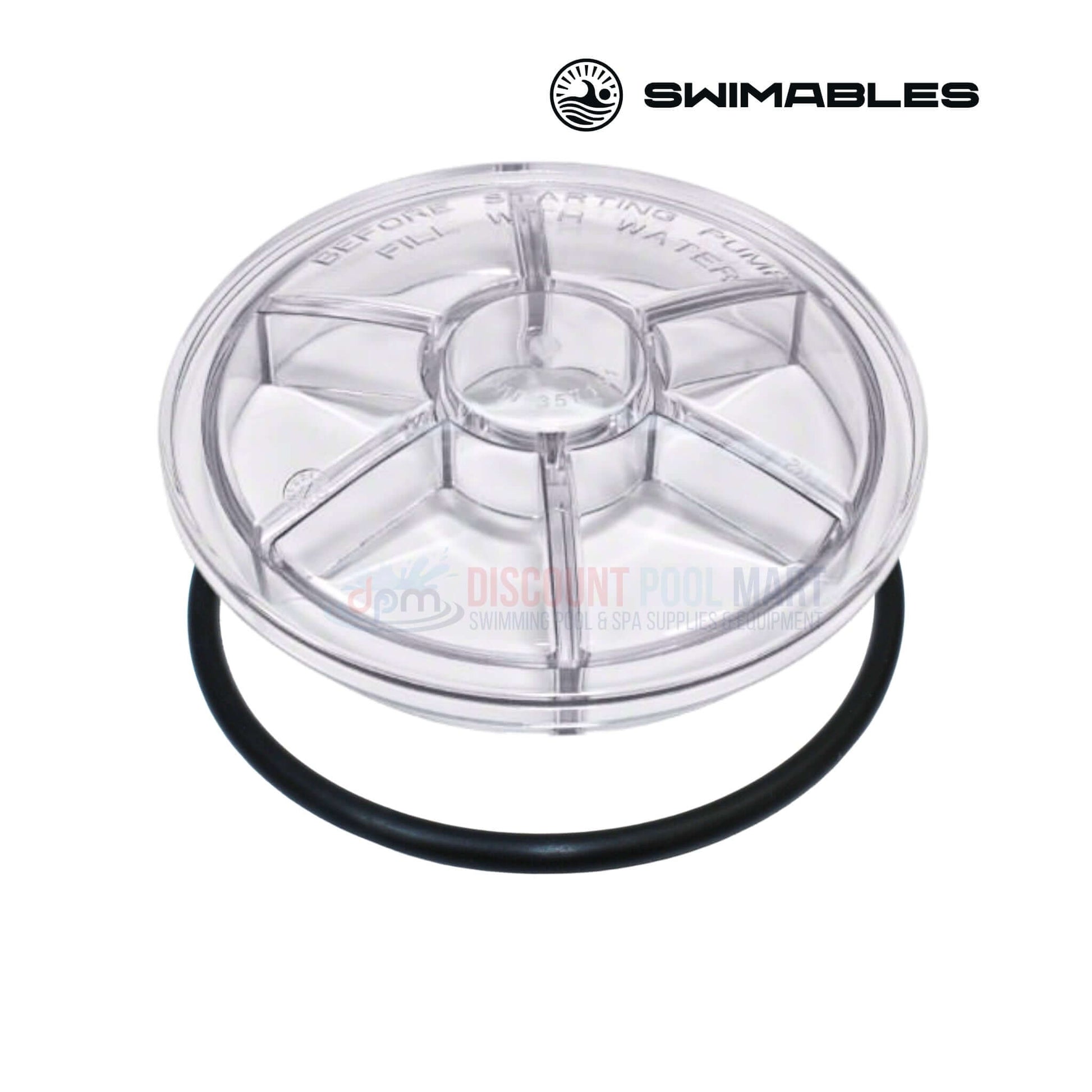 Swimables Wet End Volute Pot Kit component with O-ring for WhisperFlo and IntelliFlo pumps from Discount Pool Mart DPM.