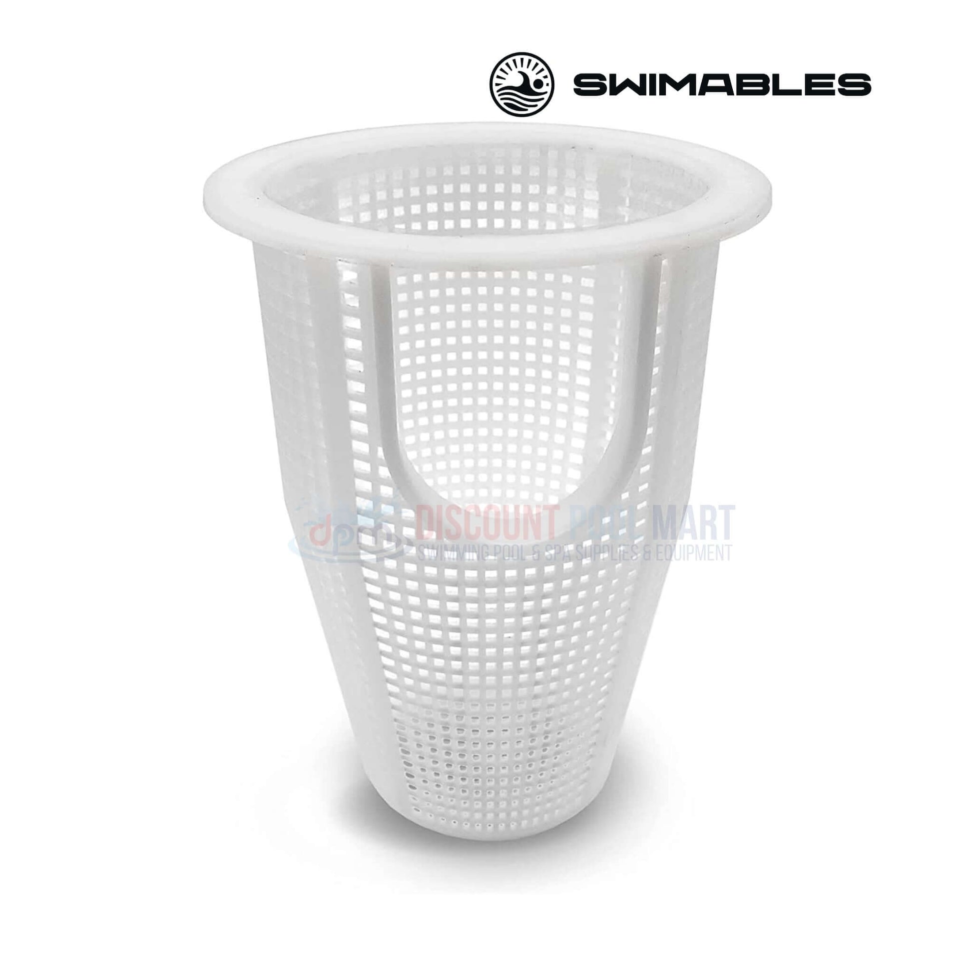 Swimables pump basket for WhisperFlo and IntelliFlo pumps, available at Discount Pool Mart (DPM). Essential replacement part.