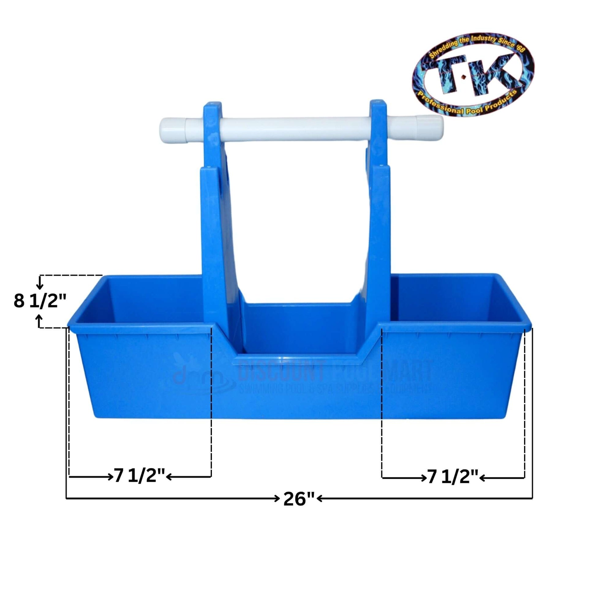 T&K Pool Products Caddy Box TKCB from Discount Pool Mart DPM, durable storage solution for pool maintenance.