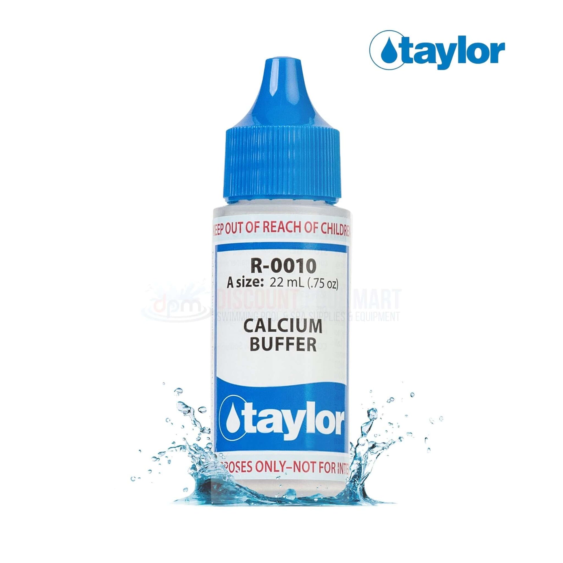Taylor Calcium Buffer 0.75 oz dropper bottle for pool testing - R-0010-A | Discount Pool Mart DPM