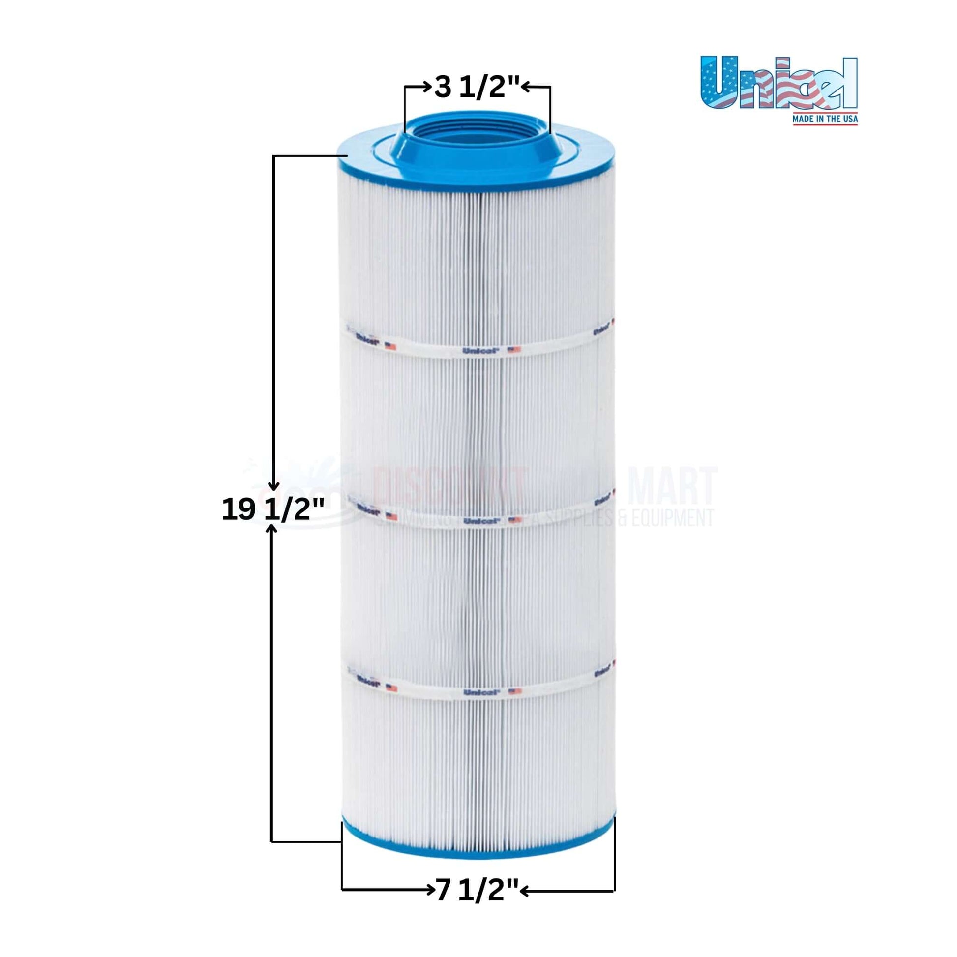 Unicel C-7685 cartridge for Harmsco filters, 105 sq. ft., ideal for clean pool water. Discount Pool Mart DPM.