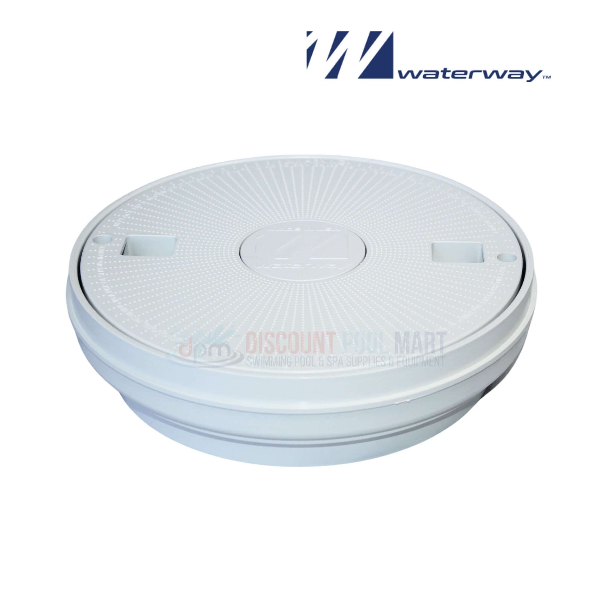 Waterway round skimmer lid for In-Ground Gunite Renegade Skimmer 540-6610 at Discount Pool Mart DPM.