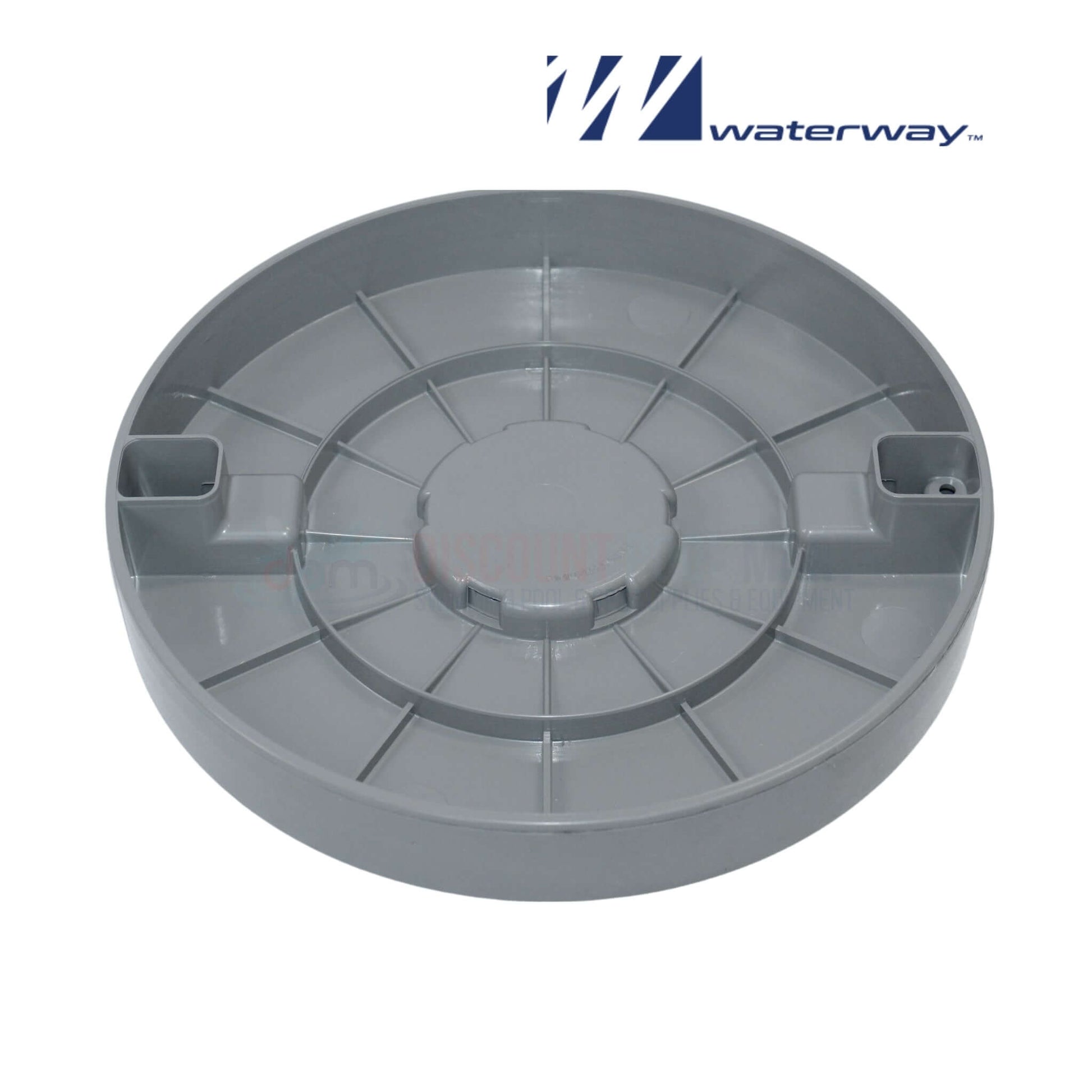 Waterway Reversible Round Skimmer Lid Assembly in gray for pool skimmers - SKU 540-7807WW from Discount Pool Mart DPM