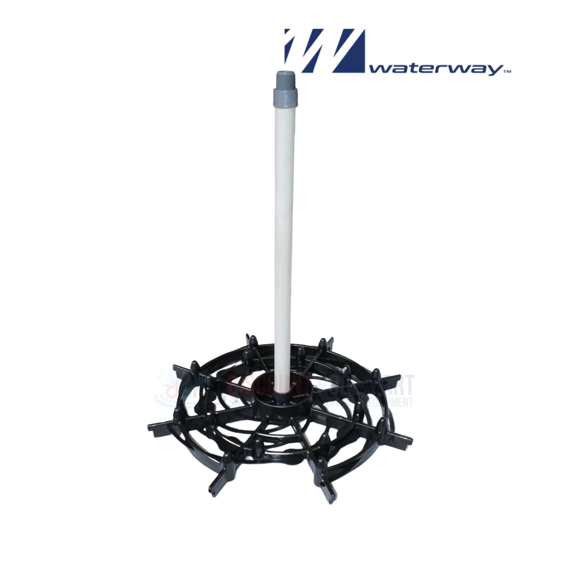 Waterway DE Grid Support Assembly for Crystal DE Filter with 20" PVC shaft - Discount Pool Mart DPM model 550-4380.