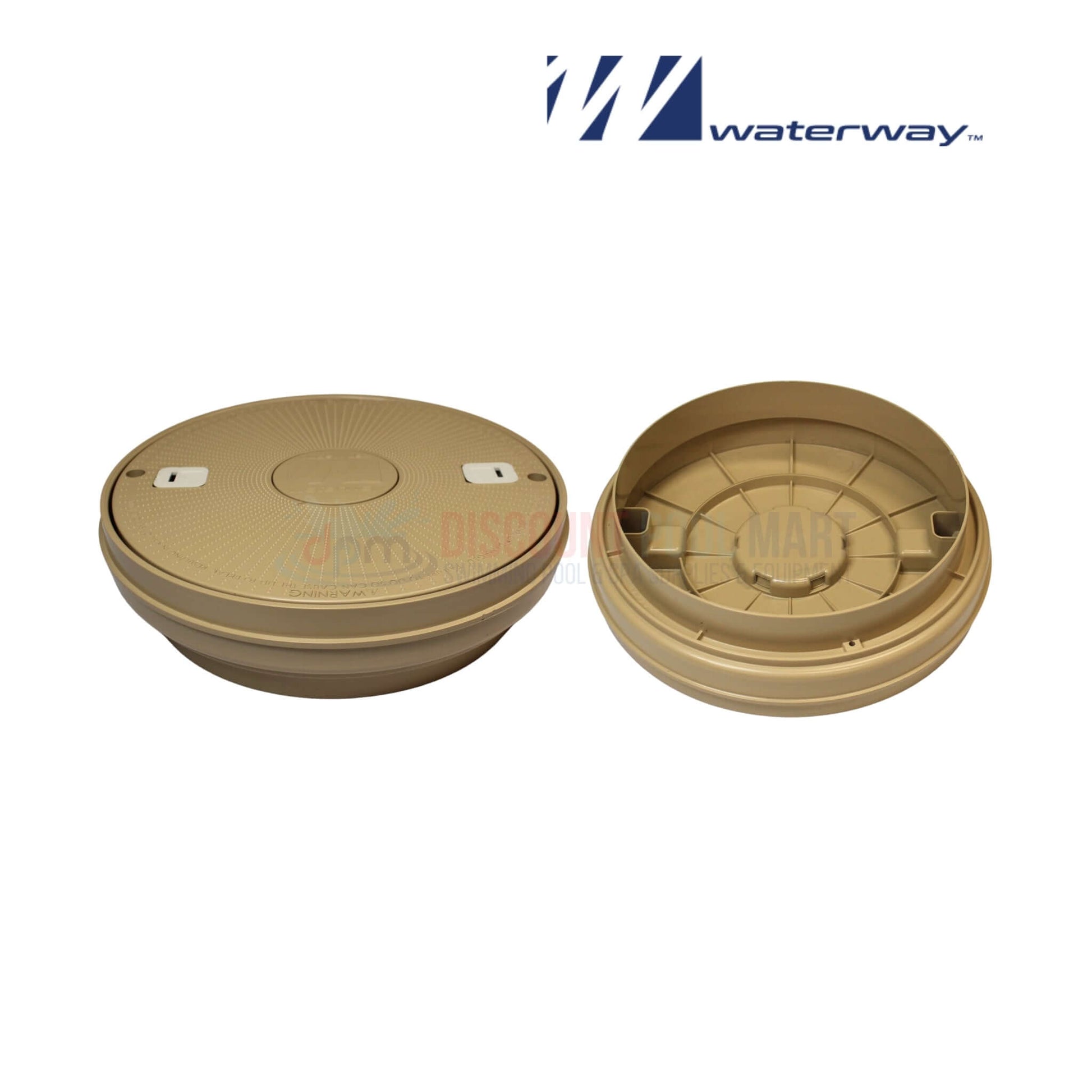 Waterway Reversible Skimmer Lid Assembly Beige Tan 540-7809WW from Discount Pool Mart DPM for versatile performance.