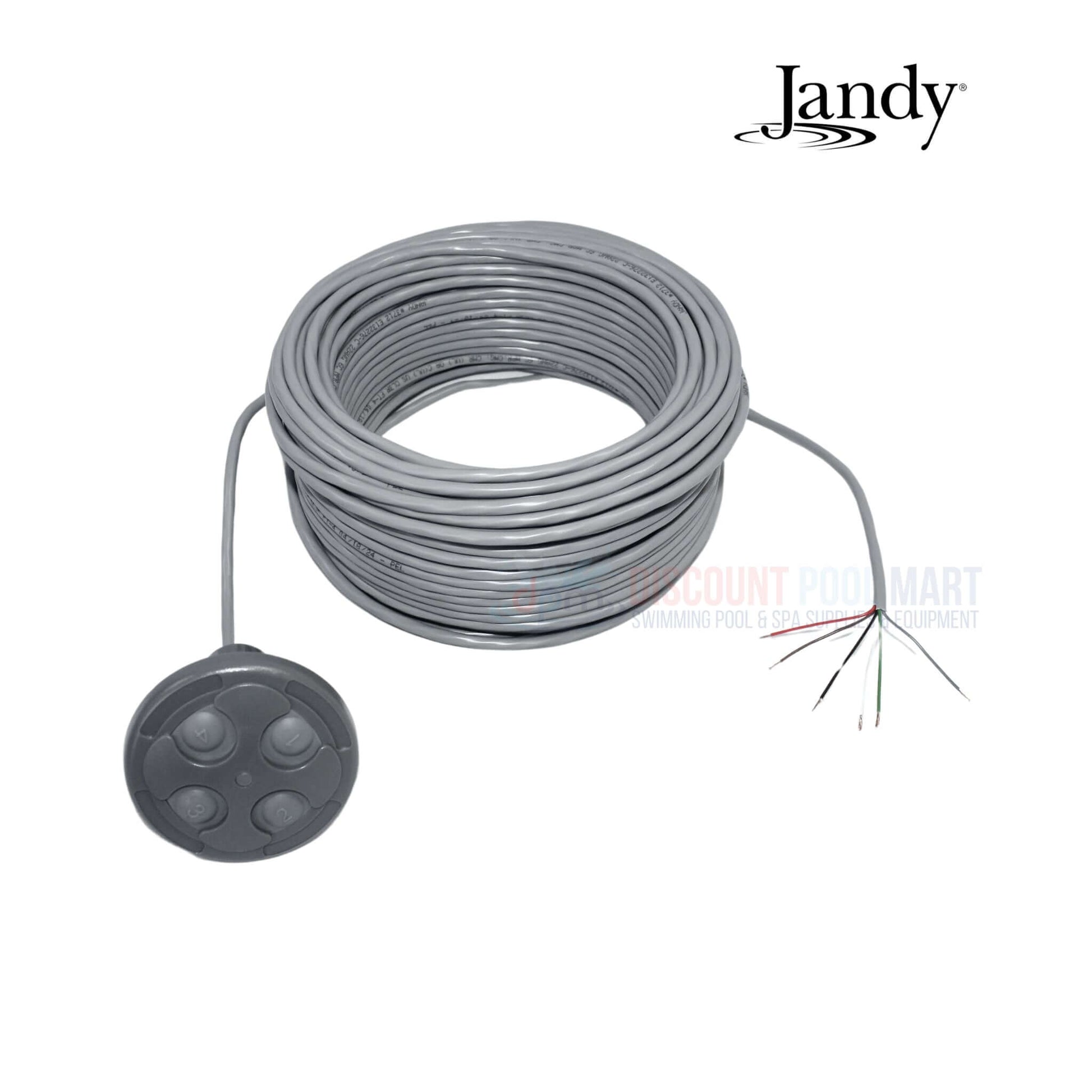 Jandy Spa Side Remote 4 Function with 100' cable, weather-resistant for AquaLink systems at Discount Pool Mart DPM.