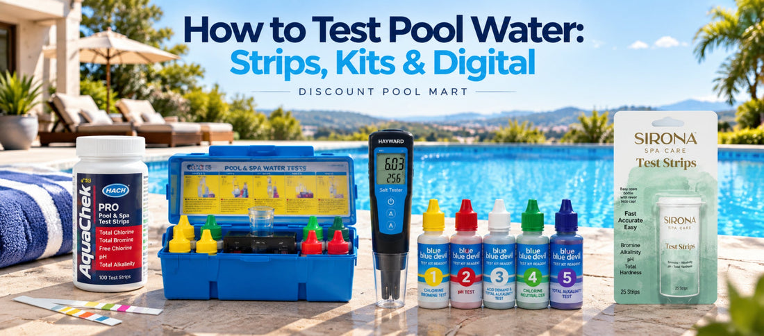 How to Test Pool Water: Strips, Kits & Digital