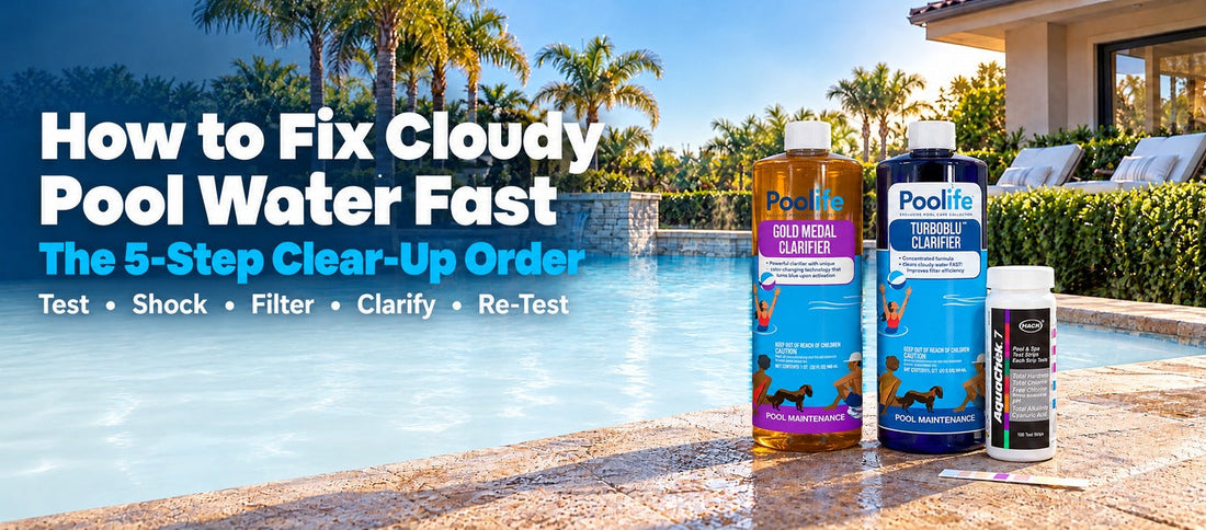 How to Fix Cloudy Pool Water Fast: The 5-Step Clear-Up Order