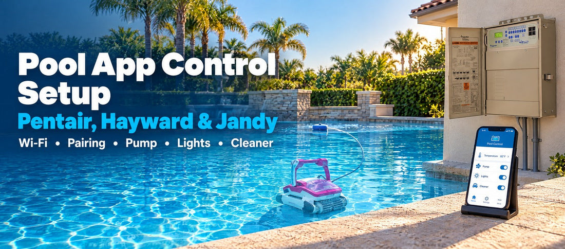 Pool App Control Setup: Pentair, Hayward & Jandy