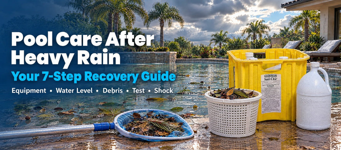 Pool Care After Heavy Rain: 7-Step Recovery Guide
