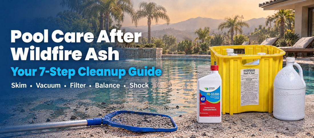 Pool Care After Wildfire Ash: 7-Step Cleanup Guide