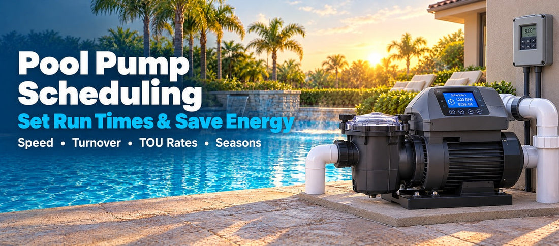 Pool Pump Scheduling: Set Run Times & Save Energy