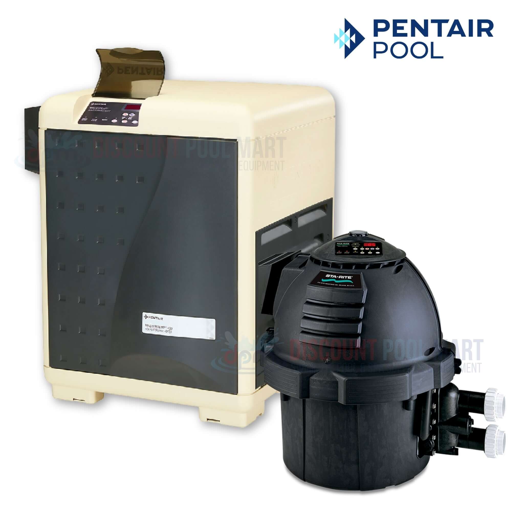 Pentair heaters featuring high efficiency and performance from Discount Pool Mart (DPM) for your pool heating needs.
