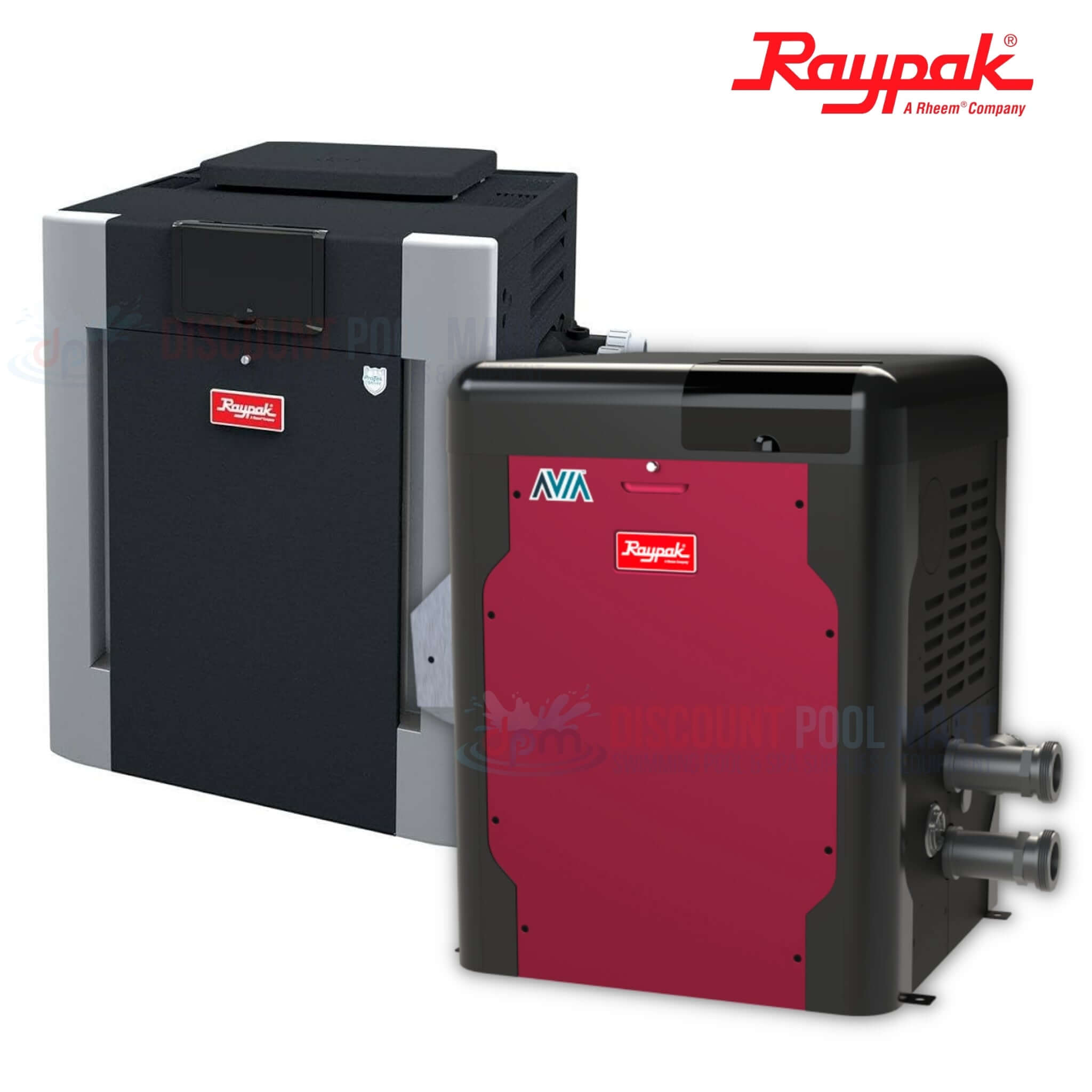 Raypak heaters available at Discount Pool Mart (DPM) for efficient pool heating solutions.