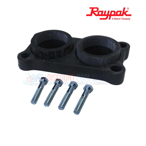 Raypak 002477F | Raypak 334-824 Heater Inlet Outlet Flange with bolts, from Discount Pool Mart, pool supplies for commercial heaters.