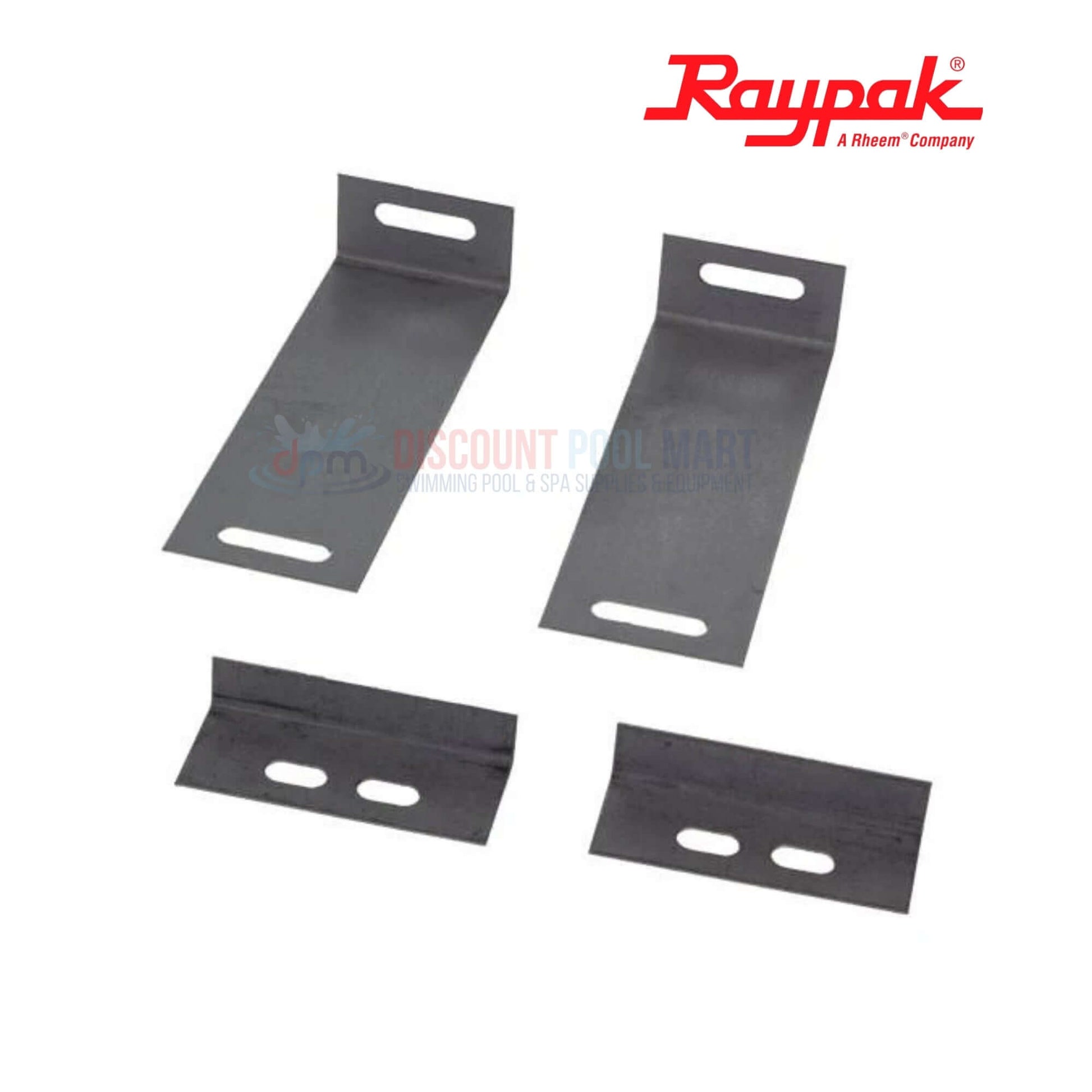 Raypak 006707F | Raypak 206A-406A Heater Return Header parts from Discount Pool Mart including durable brackets and connectors.