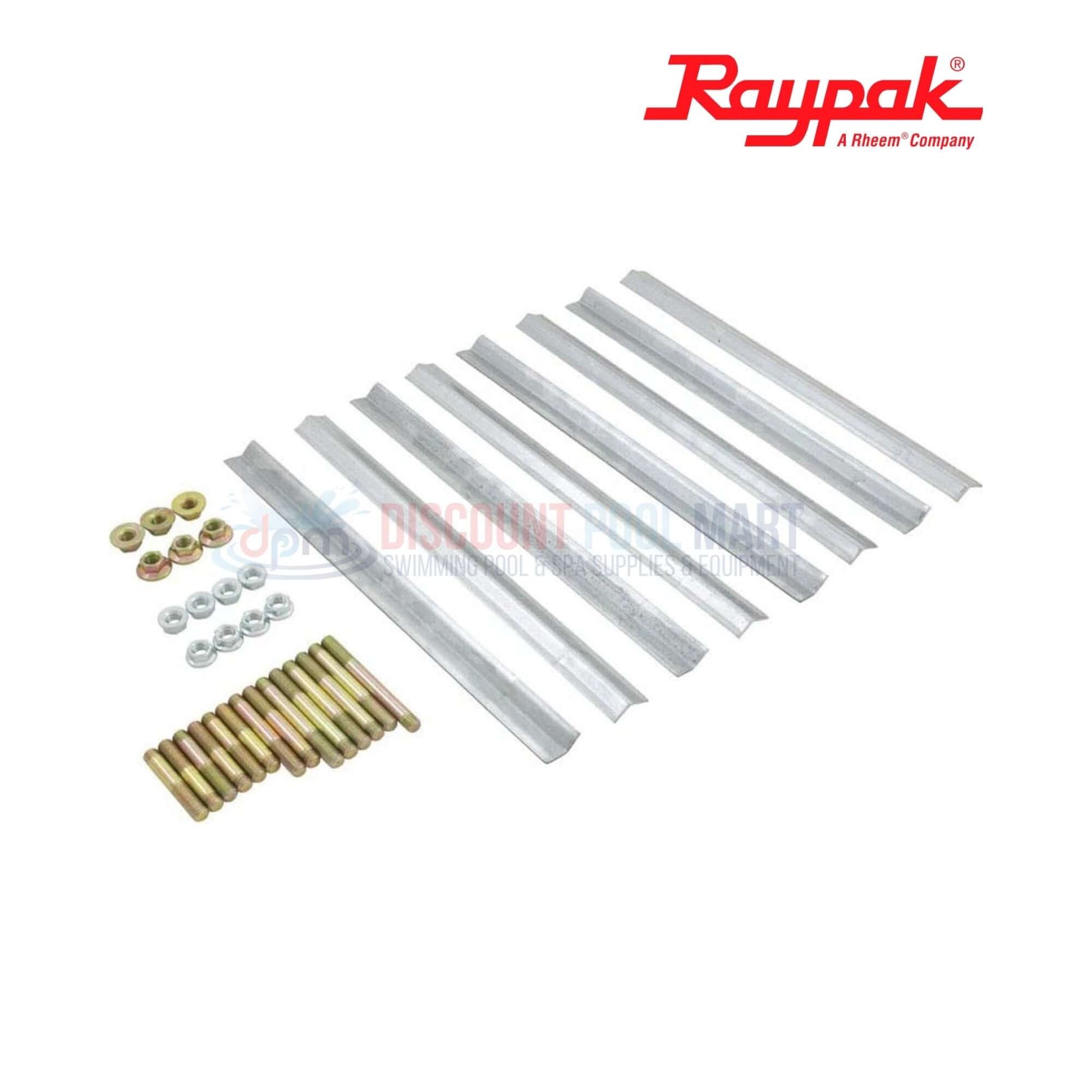 Raypak 006733F | Tube Bundle Heat Exchanger For 265-267 with copper tubes and accessories. From Discount Pool Mart.