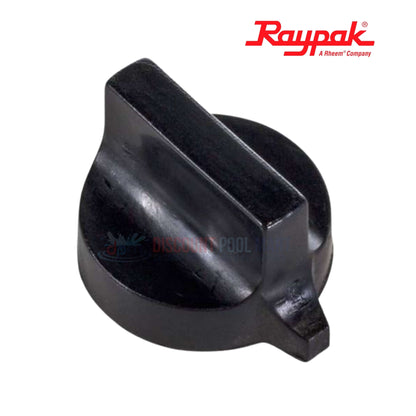 006885F | Raypak Heater Thermostat Knob, black control knob, OEM replacement for Raypak heaters, from Discount Pool Mart.
