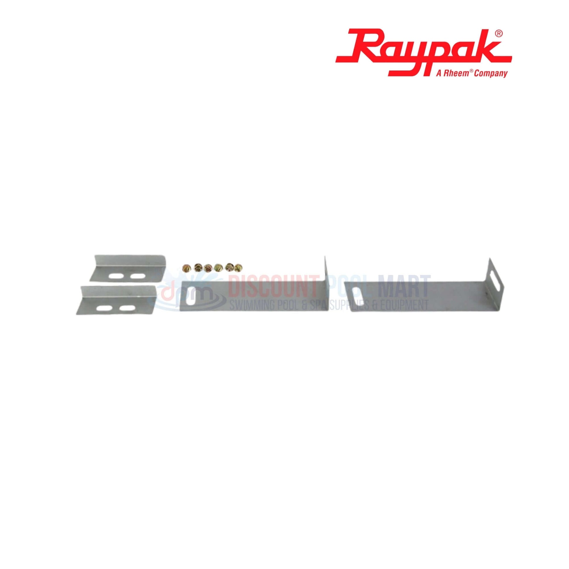 006900F | Raypak 185-405 Heater Insulation Strips with fasteners in silver color, ideal for pool supplies at Discount Pool Mart.