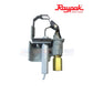 008155F | Raypak R185A-R405B Low NOx Natural Gas Pilot assembly showing metal and white components from Discount Pool Mart.