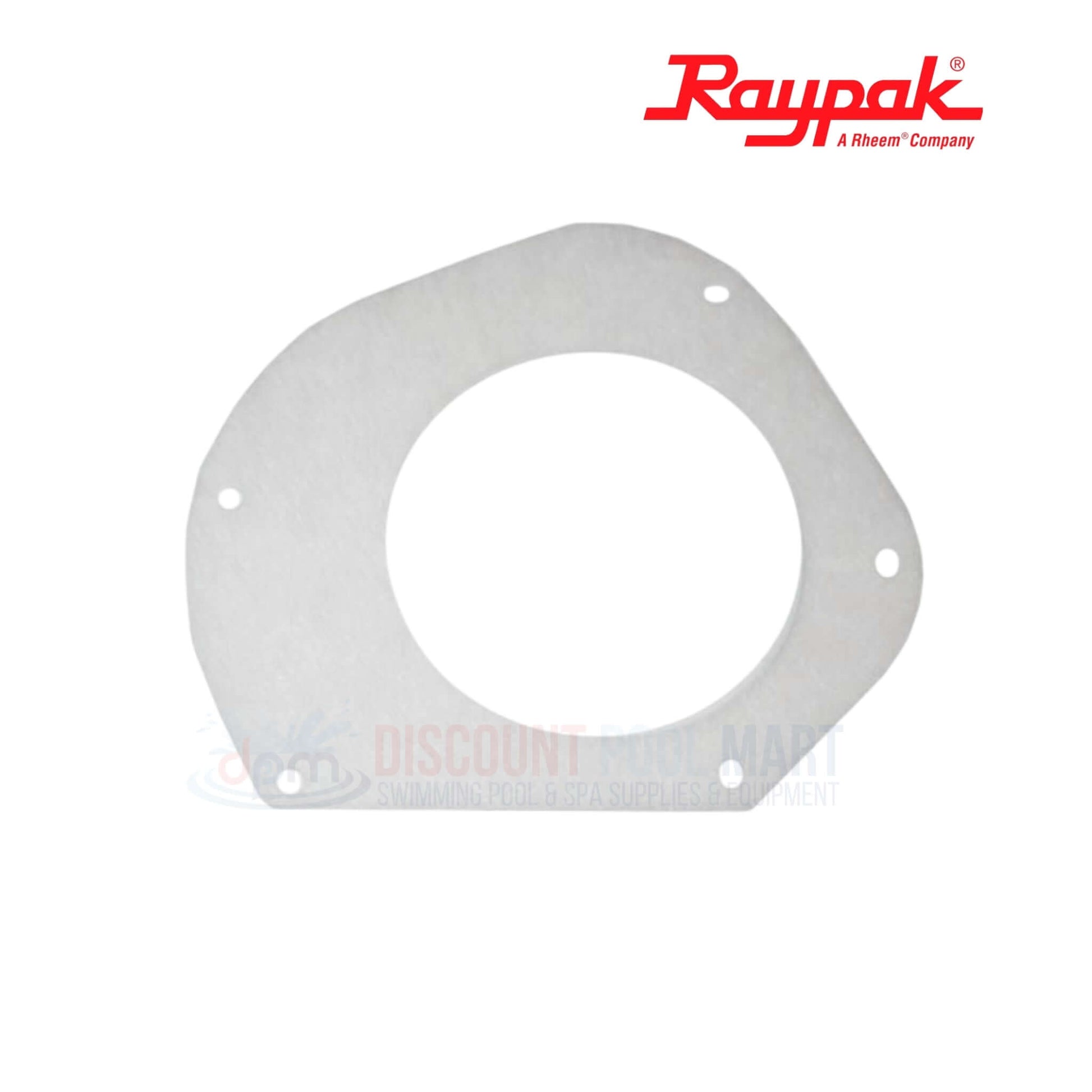 Raypak 008156F | D-2 Power Vent Blower Kit gasket, circular shape, factory OEM pool supplies by Discount Pool Mart.