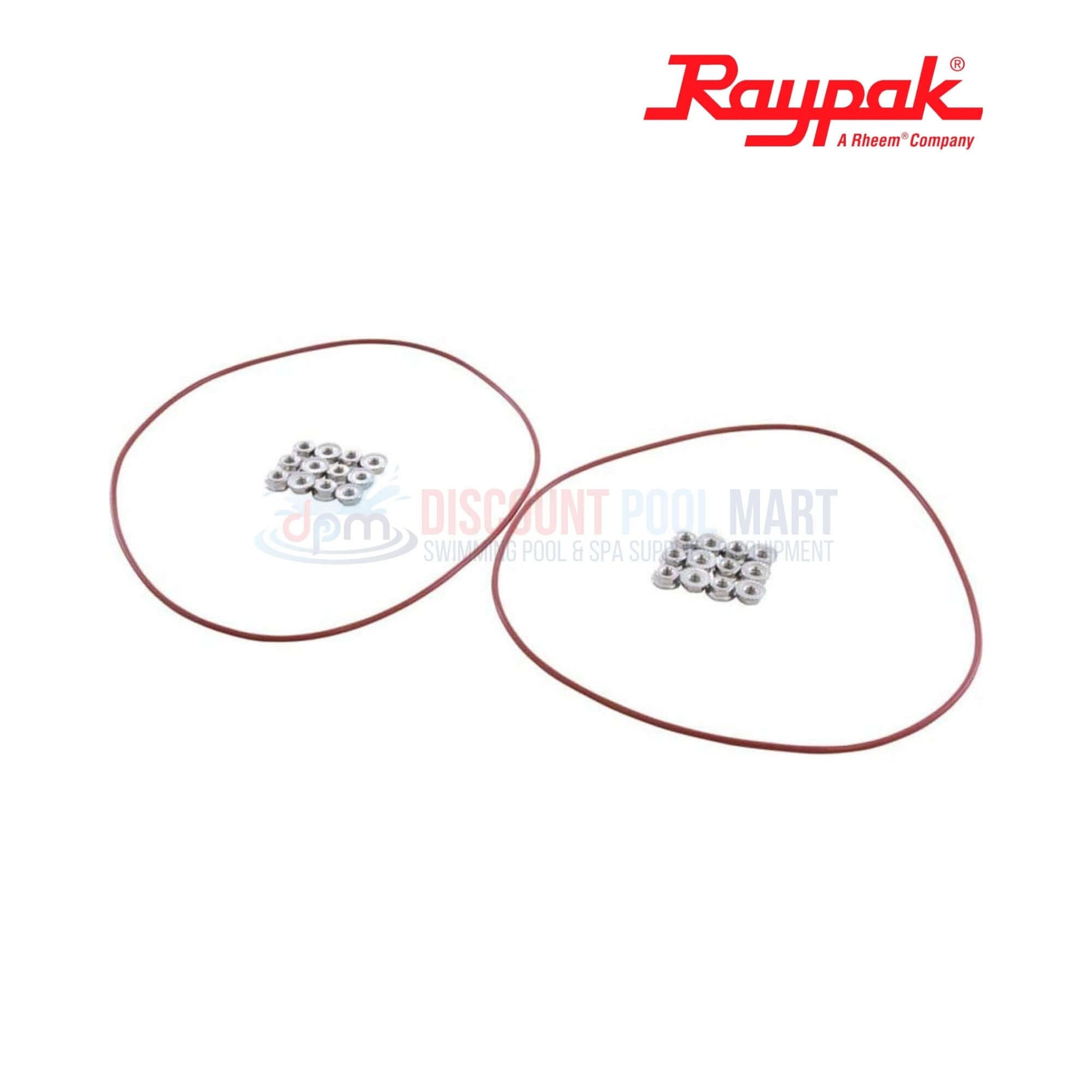 Raypak 010059F | Raypak 206A/207A Copper Tube Bundle Heat Exchanger parts, includes gaskets and sealing components, from Discount Pool Mart.