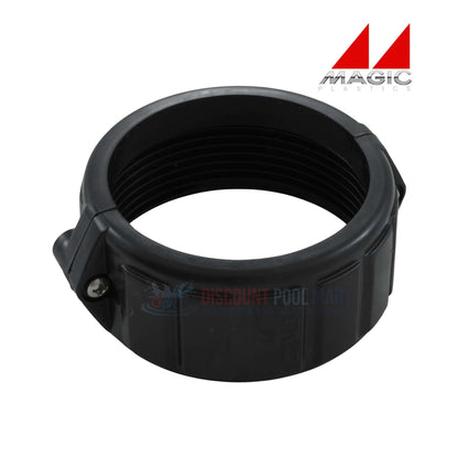 Magic Plastics 2" Split Nut Pump Union 0121109020, durable black fitting for pool, spa, and irrigation by Discount Pool Mart.