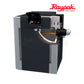 017708 | Raypak 407A Digital Low NOx ASME Pool Heater, shown at an angle, compact design, ideal for pool supplies from Discount Pool Mart.