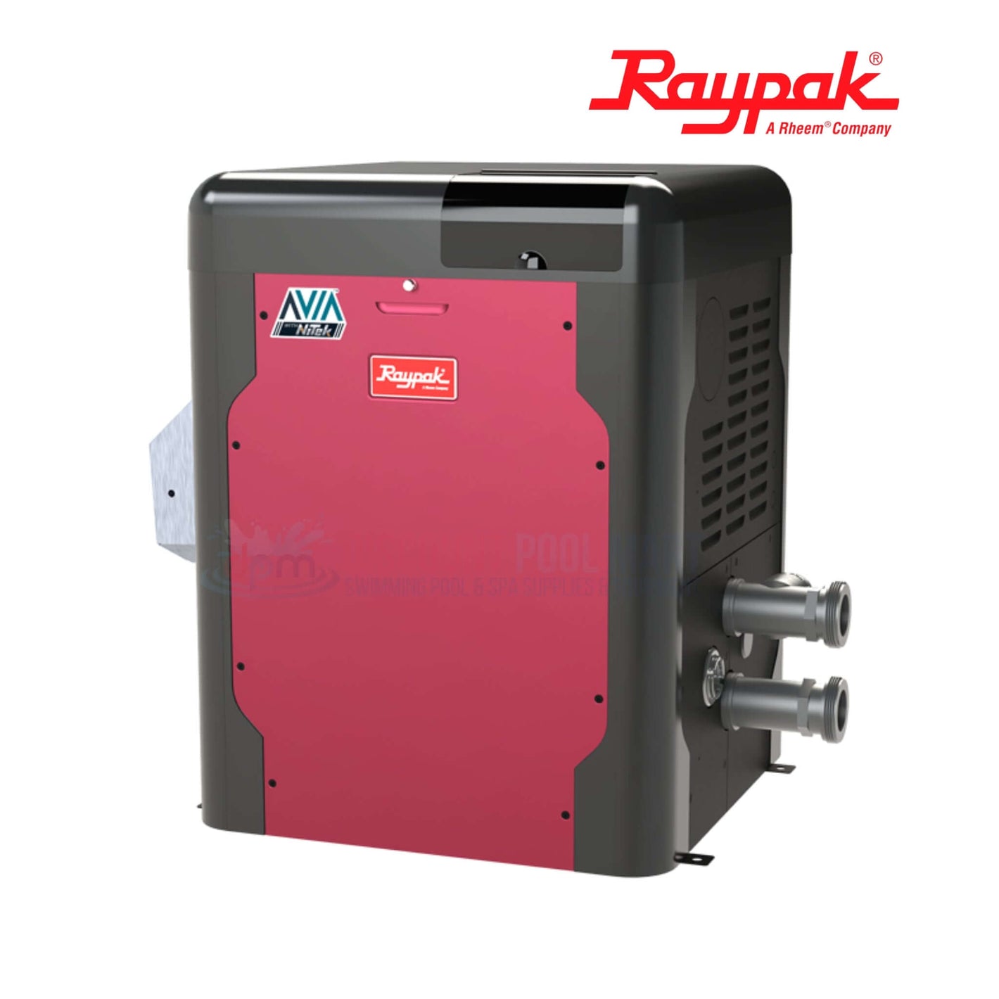Raypak Avia HD 264 Low NOx Pool and Spa Heater with NiTek by Discount Pool Mart, SKU 018044
