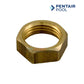 071407 | Pentair Purex CF Hex Nut, a brass replacement fastener for Pentair/Purex CF-series cartridge filters from Discount Pool Mart.