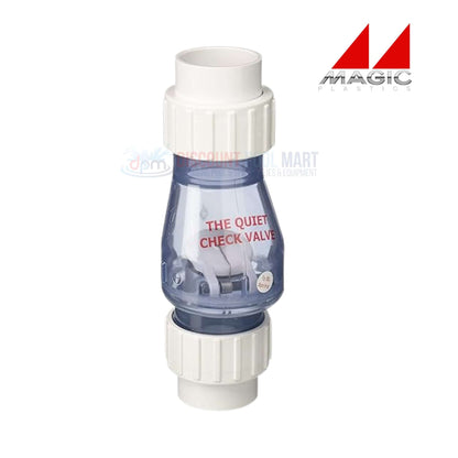 Magic Plastics 0823-10C 1" Union Swing Spring Check Valve - Clear. Reliable pool supplies from Discount Pool Mart.