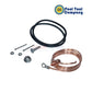 104C-2 | Pool Tool Inline Anti Electrolysis Corrosion Zinc Anode from Discount Pool Mart, showing copper anode kit with screws.
