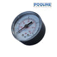 Pooline pressure gauge showing psi and bar measurements, part of pool supplies from Discount Pool Mart, ideal for monitoring filtration systems.