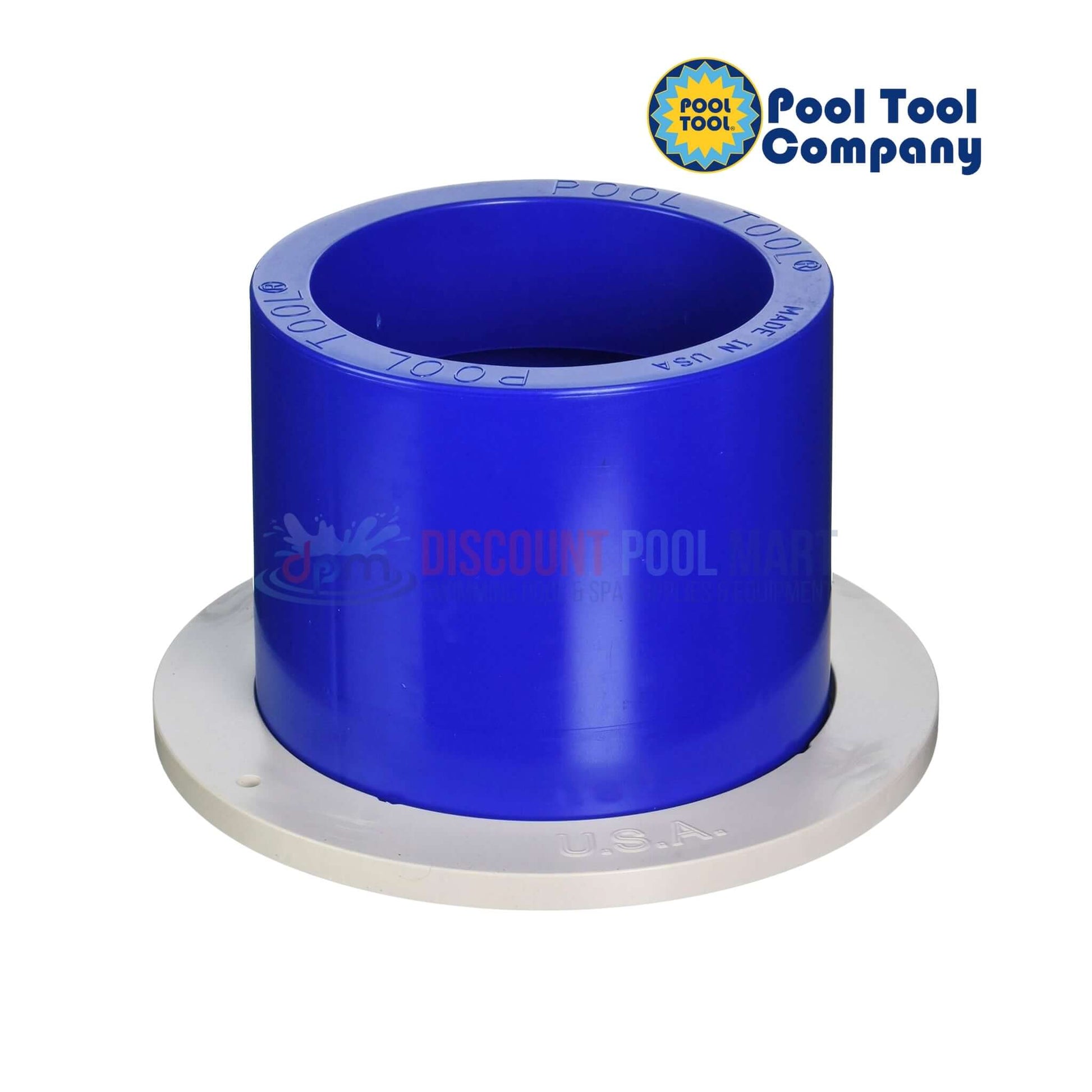 130 | Pool Tool Skimmer Weir Conversion in blue and white, fits U-3 skimmers, ideal for pool maintenance from Discount Pool Mart.