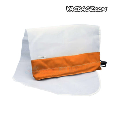 1509-30 | VacBagz Power Vacuum 65 Micron Bag | 30" | Orange, ultra-fine mesh debris bag from Discount Pool Mart, pool supplies.