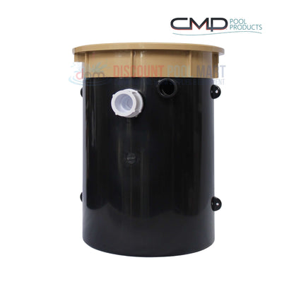 CMP Auto Fill Pool Water Leveler Tan 25504-109-000, durable black water leveler with tan lid, pool supplies from Discount Pool Mart.