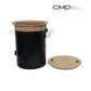 CMP Auto Fill Pool Water Leveler Tan 25504-109-000 showing tan lid and collar, black body, ideal for pool water management.