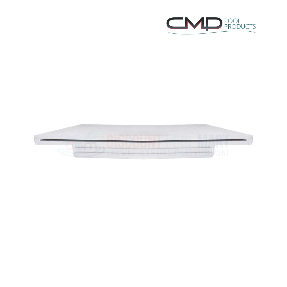 25577-180-000 | CMP Natural Wonders 18" x 6" Lip White Waterfall, white color, back view, pool supplies from Discount Pool Mart.