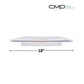 CMP Natural Wonders 18" x 6" Lip White Waterfall 25577-180-000 shows a sleek 18" white waterfall for pools. Ideal for enhancing any swimming pool setup.