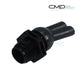 CMP Dual Stream Deck Jet Nozzle 25597-100-900 for pool supplies, black non-adjustable design, and durable materials from Discount Pool Mart.