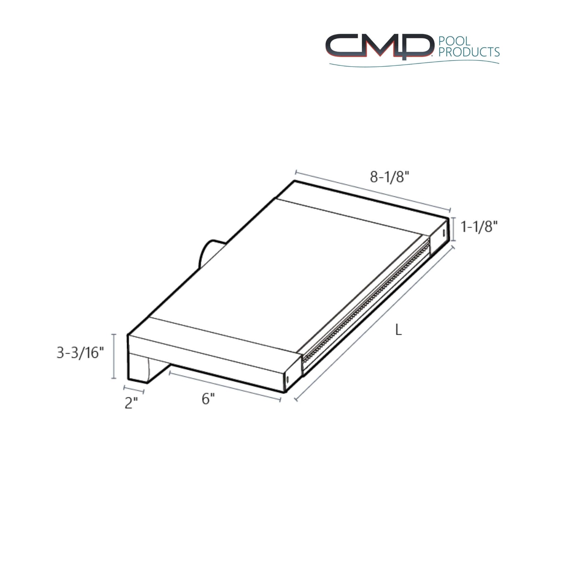 Draft design of 25677-230-000 | CMP Brilliant Wonders 24" LED Waterfall for swimming pools at Discount Pool Mart.