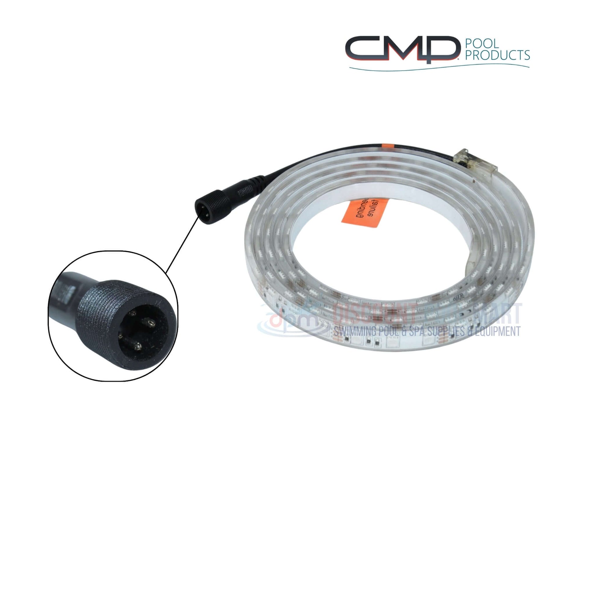 CMP Brilliant Wonders 48" LED Waterfall Light Strip 25677-430-950 with plug connector. Ideal for pool supplies by Discount Pool Mart.