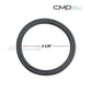 26200-210-632 | CMP 2" Hi-Temp Union T-Gasket, 2 1/8" diameter, black color, ideal for high-temp pool plumbing applications. Discount Pool Mart.