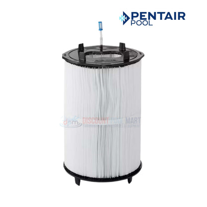 Pentair Sta-Rite 27002-0100S PLM100 Filter Module Cartridge from Discount Pool Mart, showcasing pleated white media for pool filtration.